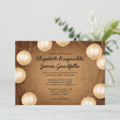 Westerne Lantaarnbruiloft Kaart (Staand voorkant)