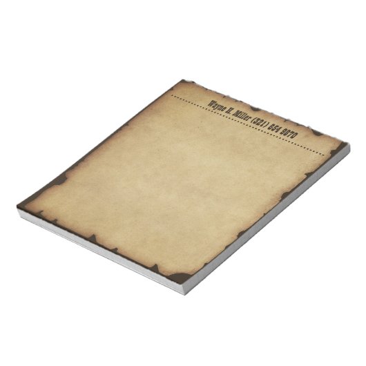  Westerne laptop Notitieblok (Linkerzijde)