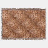 Westerne lederen printplaat deken (Voorkant)