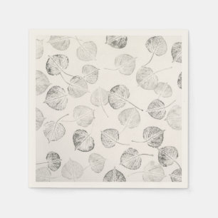 Westerne lef-Prints van Aspen © Sandy Long Servetten