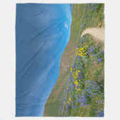 Westerne lentebloei fleece deken (Voorkant)