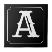 Westerne Letter-bestanden Tegeltje (Voorkant)