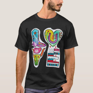 Westerne liefde t-shirt