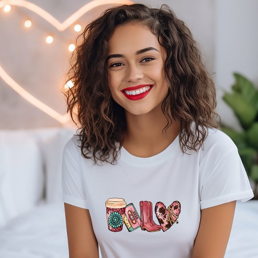 Westerne liefde Valentijn T-shirt