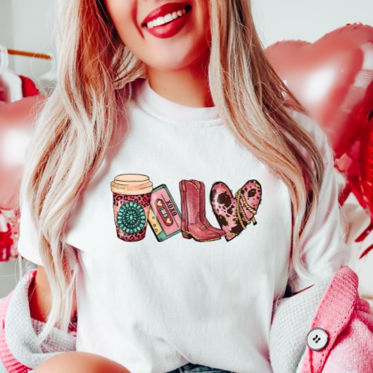 Westerne liefde Valentijn T-shirt