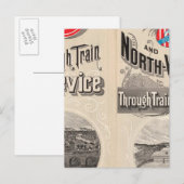 Westerne lijn Chicago en North Briefkaart (Voorkant / Achterkant)