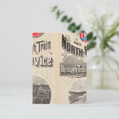 Westerne lijn Chicago en North Briefkaart (Staand voorkant)