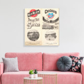 Westerne lijn Chicago en North Canvas Afdruk (Insitu (Woonkamer))