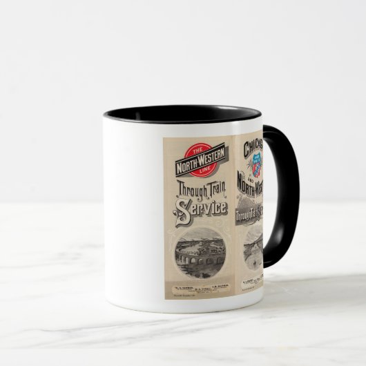 Westerne lijn Chicago en North Mok (Voorkant rechts)