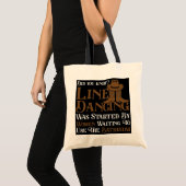 Westerne lijn Dance 5678 Funny Line Dancing Tote Bag (Voorkant (product))