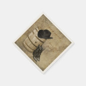 Westerne loop en Boots Wedding Napkins Servetten (Hoek)