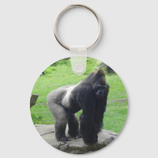 Westerne Lowland Gorilla #1 Sleutelhanger (Voorkant)