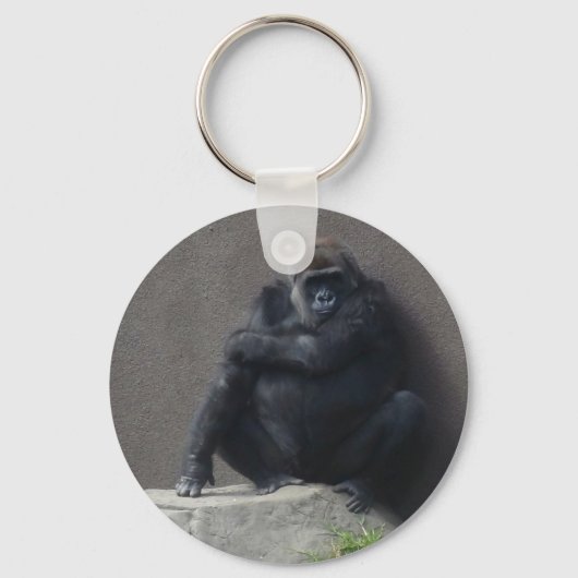 Westerne Lowland Gorilla #2 Sleutelhanger (Voorkant)