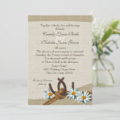 Westerne madeliefjes en Hoefijzers Kaart (Staand voorkant)