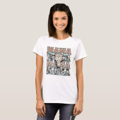 Westerne Mama koe schedel boho land shirt (Voorkant volledig)
