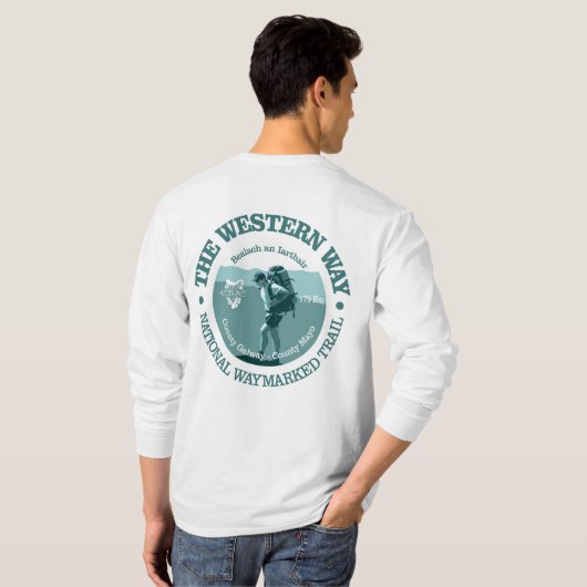 Westerne manier (T) T-shirt (Achterkant volledig)