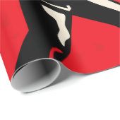 Westerne marathonretro-poster ontwerp van marathon cadeaupapier (Rol Hoek)