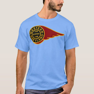 Westerne Maryland Schilderachtig Spoorweg TShirt 1