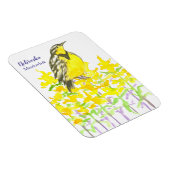 Westerne meadowlark Goldenrod Yellow Wilde Magneet (Rechterzijde)