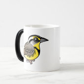 Westerne Meadowlark Magische Mok (Voorkant links)