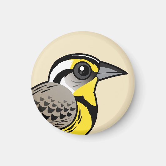 Westerne Meadowlark Magneet (Voorkant)