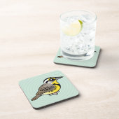 Westerne Meadowlark Onderzetter (Rechterzijde)