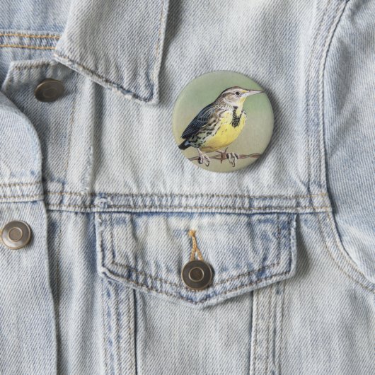 Westerne Meadowlark Ronde Button 5,7 Cm (In situ)