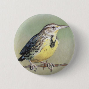 Westerne Meadowlark Ronde Button 5,7 Cm