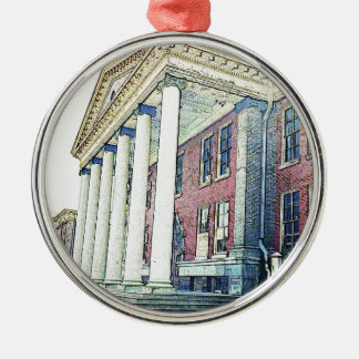 Westerne Michigan University Historic East Hall Metalen Ornament