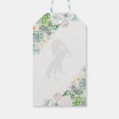 Westerne Mint Groene Ranchero Quinceanera Cadeau L Cadeaulabel (Achterkant)
