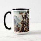 Westerne mok, humoristisch mok (Links)