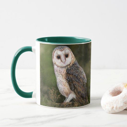 Westerne Mok voor het schillen van Barn Owl (Met donut)