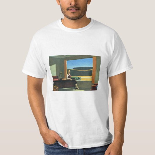 Westerne Motel - Edward Hopper T-shirt (Voorkant)