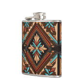 WESTERNE MOTIF 6oz Flask Heupfles (Links)
