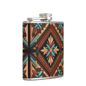 WESTERNE MOTIF 6oz Flask Heupfles (Rechts)