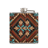 WESTERNE MOTIF 6oz Flask Heupfles (Achterkant)