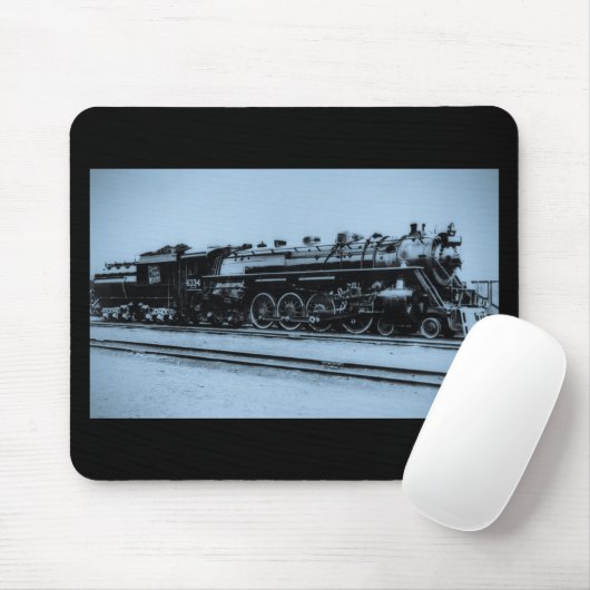 Westerne motor met Grand Trunk #6334 Muismat (Met muis)