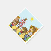 Westerne Mutton Bustin Rodeo Kinder Servet (Hoek)