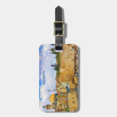 Westerne muur in Jeruzalem (Muur van Sorrow) Bagagelabel (Voorkant verticaal)