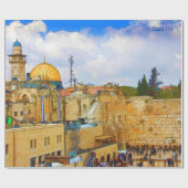 Westerne muur in Jeruzalem (Muur van Sorrow) Cadeaupapier (Vlak)