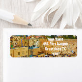 Westerne muur in Jeruzalem (Muur van Sorrow) Etiket (Insitu)