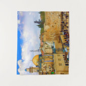 Westerne muur in Jeruzalem (Muur van Sorrow) Wandkleed (Voorkant)