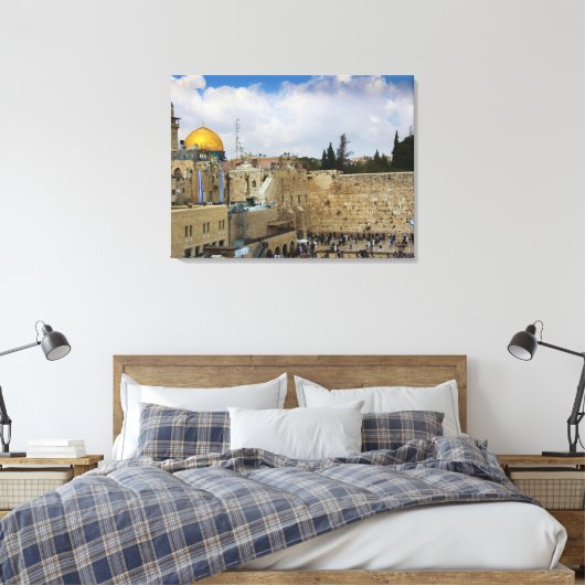 Westerne Muur in Jeruzalem (Muur van Verdriet) Can Canvas Afdruk (Insitu (Slaapkamer))