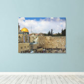 Westerne Muur in Jeruzalem (Muur van Verdriet) Can Canvas Afdruk (Insitu (Houten vloer))