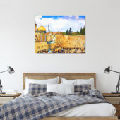Westerne Muur in Jeruzalem (Muur van Verdriet) Can Canvas Afdruk (Insitu (Slaapkamer))