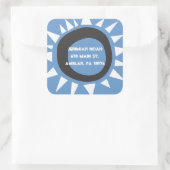 Westerne muur Israël ReturnAddress Sticker Seal (Tas)