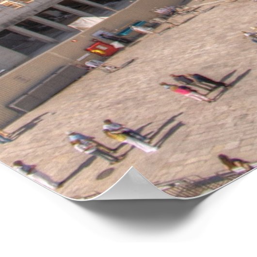 Westerne muur Jerusalem Poster (Hoek)