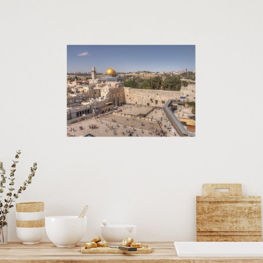 Westerne muur Jerusalem Poster (Keuken)
