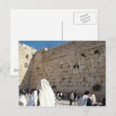 Westerne muur, Jeruzalem Briefkaart (Voorkant / Achterkant)