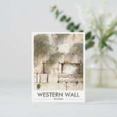 Westerne muur Jeruzalem Foto Briefkaart (Staand voorkant)